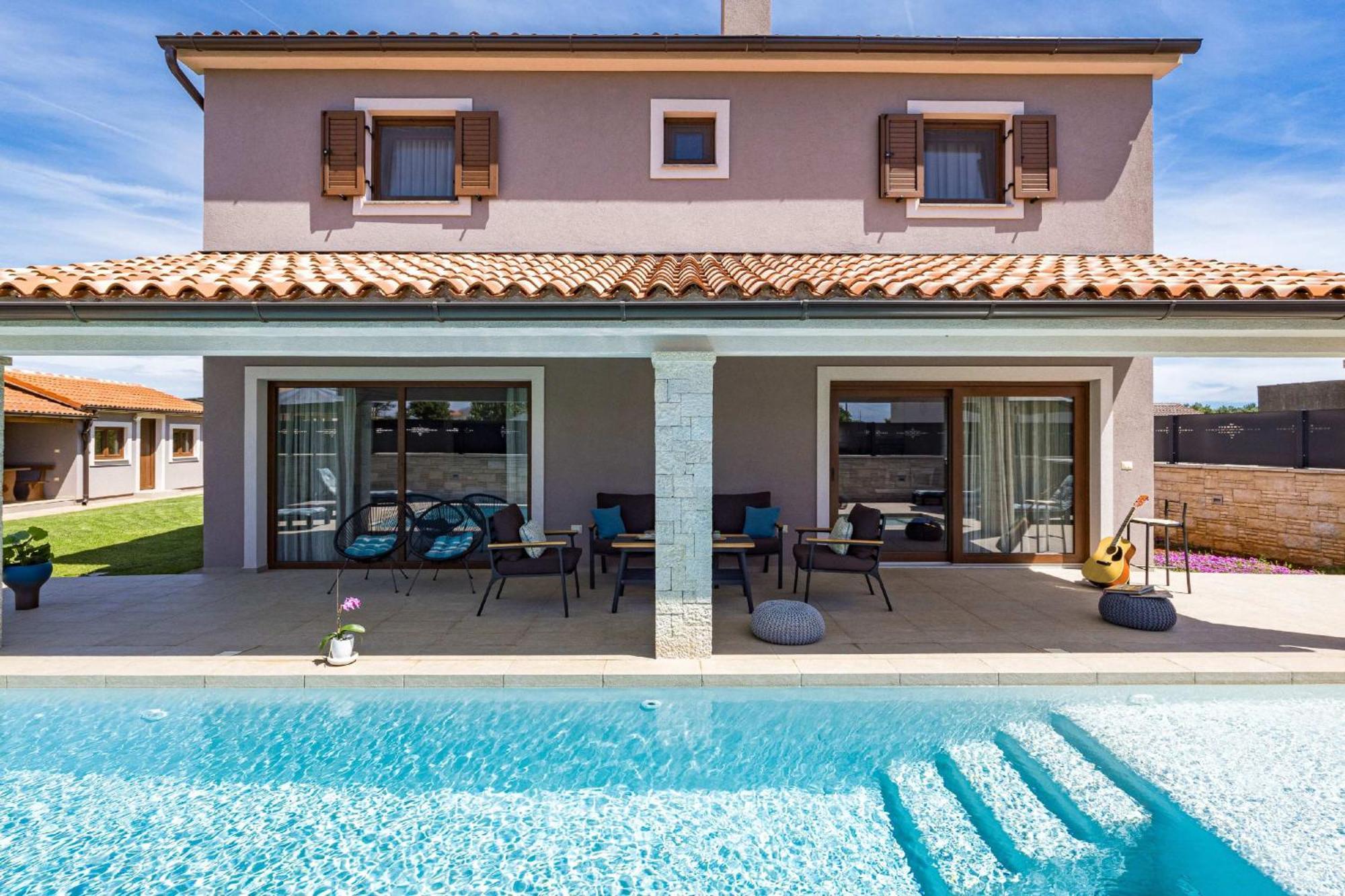 Villa Roma Near Pula For 6 People With Private Pool Jadreški エクステリア 写真